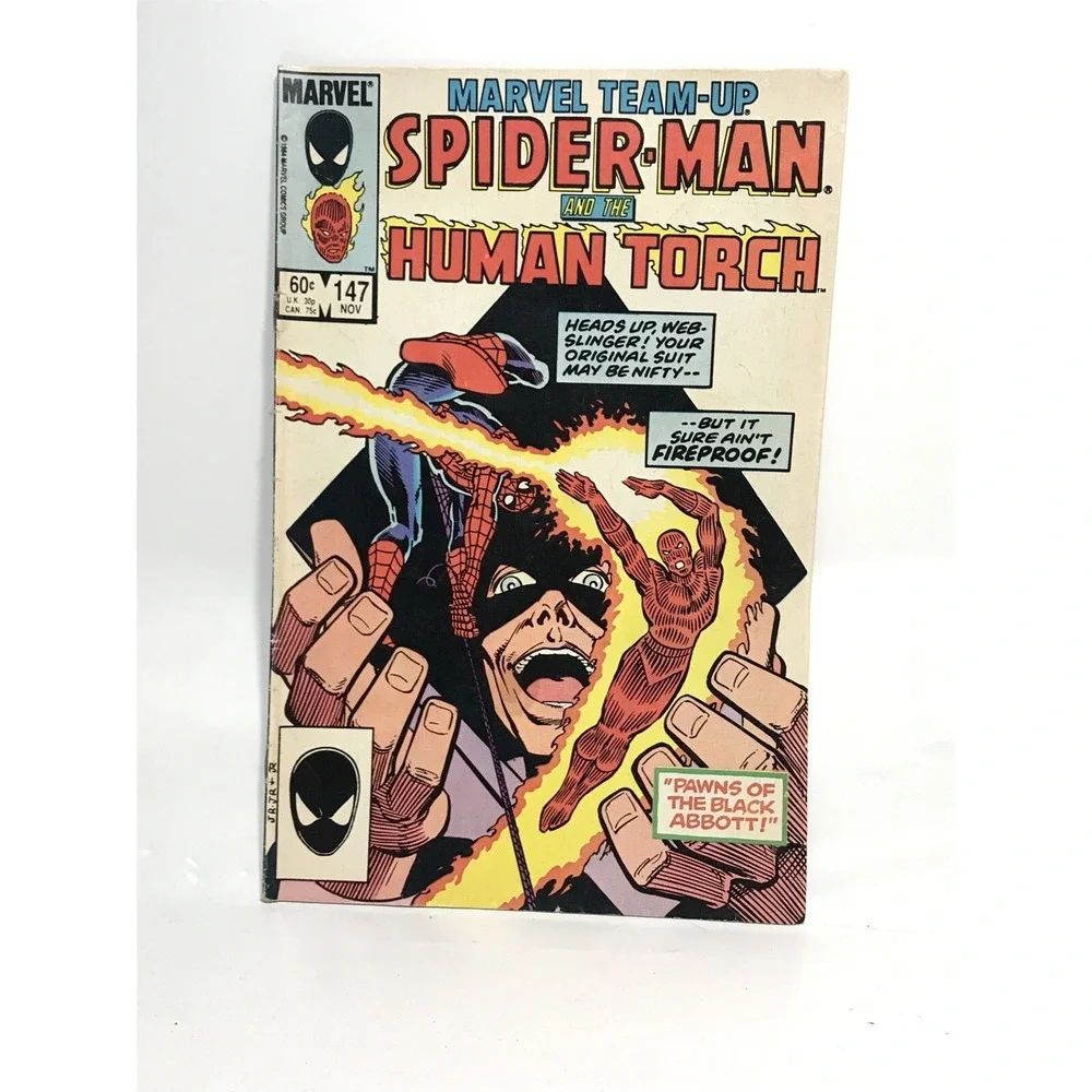 1984 Marvel Team Up: Spider-Man and the Human Torch #147 Marvel Comic Book (k6-4